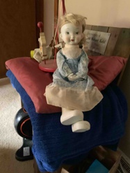 Bisque Head Art Doll