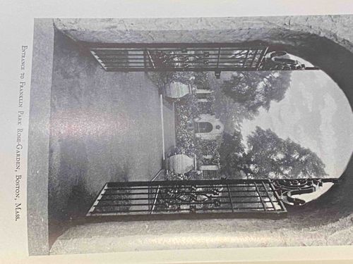 Entrance to Franklin Park Rose-Garden, Boston, Mass. Photographic Print