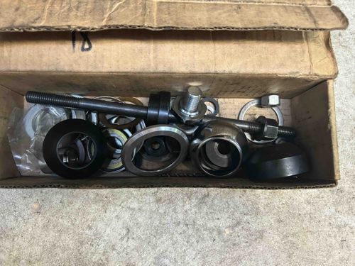 Assorted Mechanical Components in Cardboard Box