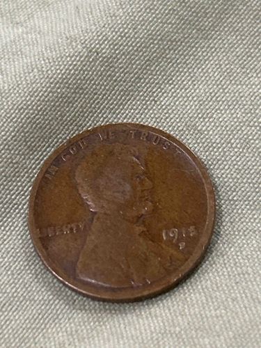 1918 Lincoln Wheat Cent Penny