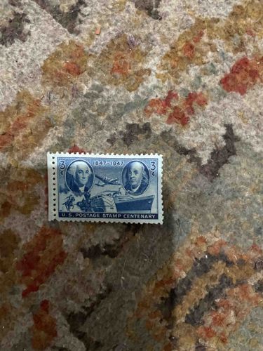 U.S. Postage Stamp Centenary (1847-1947) 3-Cent Stamp