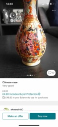 Chinese Figural Decorative Vase