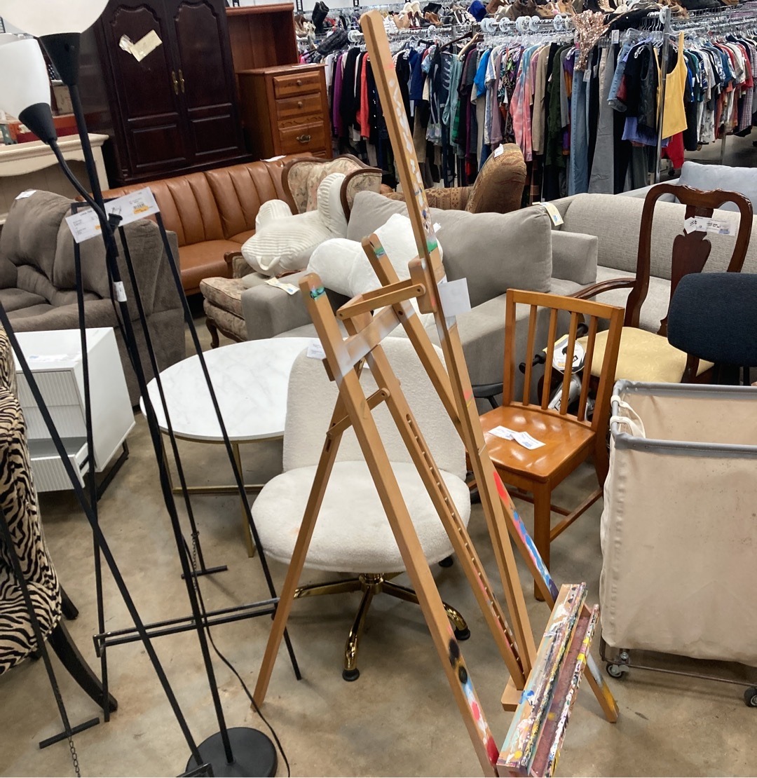 Submitted photo of Wooden artist easel