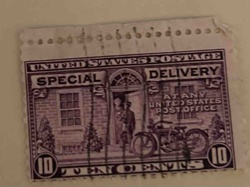 United States 10 Cents Special Delivery Stamp, Type of 1922-1925