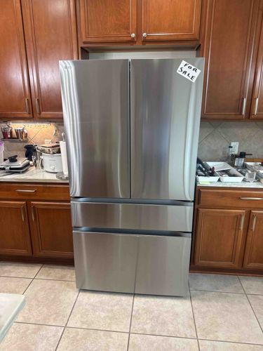 Stainless Steel French Door Refrigerator with Bottom Freezer