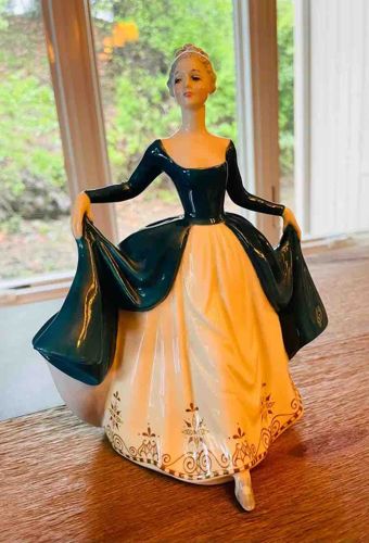 Porcelain Figurine of a Lady in a Ball Gown