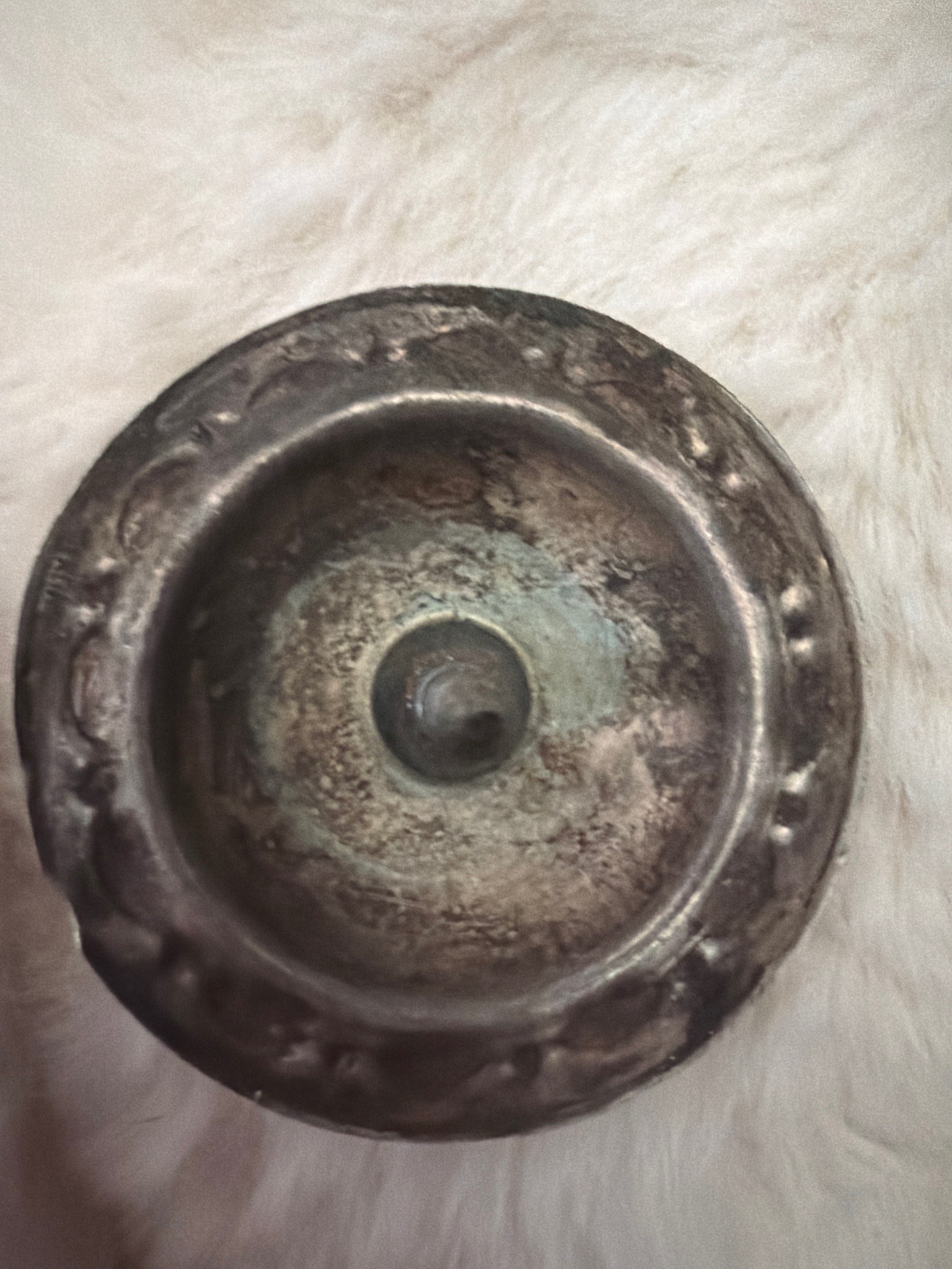 Submitted photo of Silver-plated chamberstick (unverified)