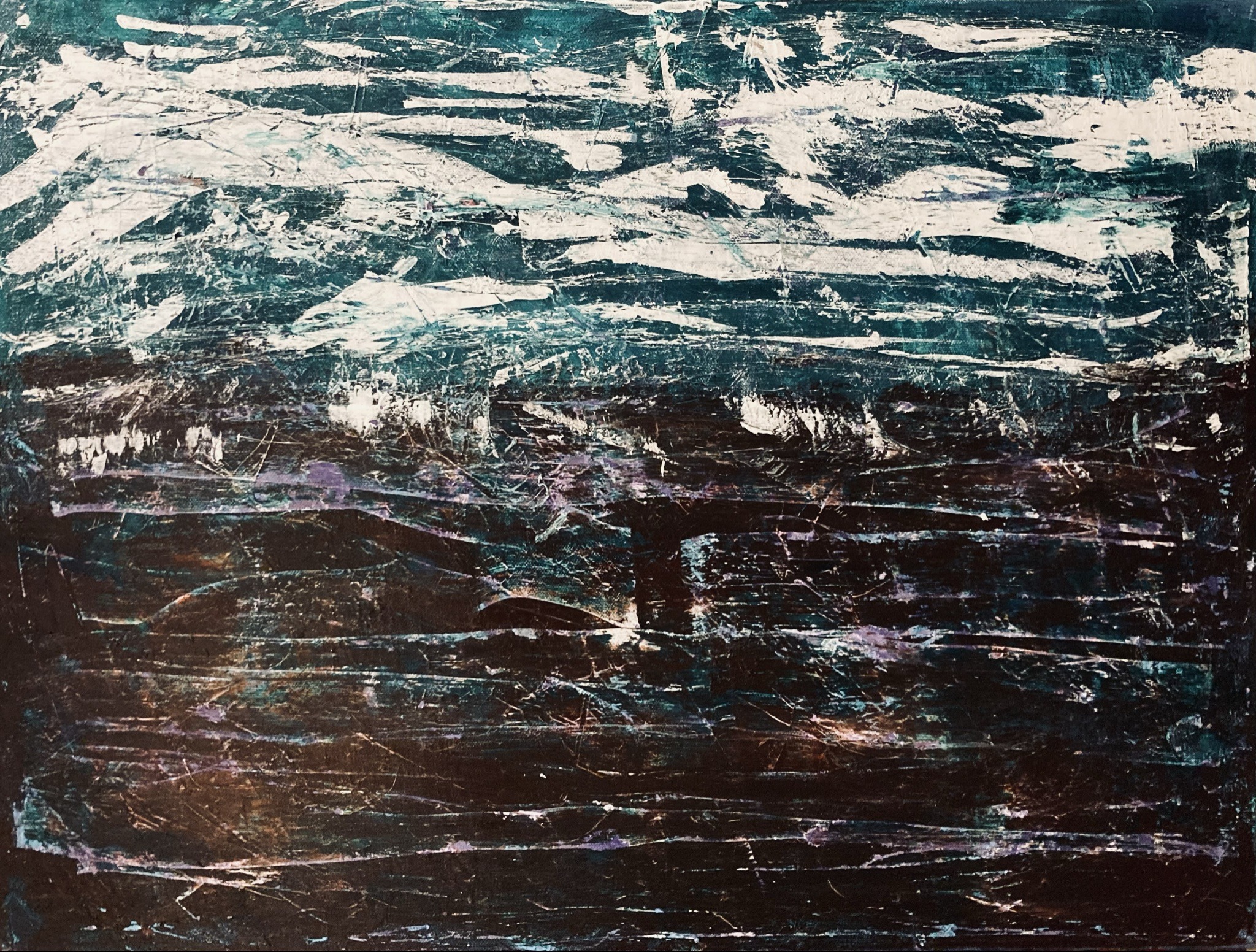 Submitted photo of Abstract impasto painting