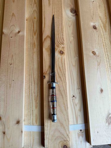 Vintage Stacked Handle Fighting Knife/Dagger