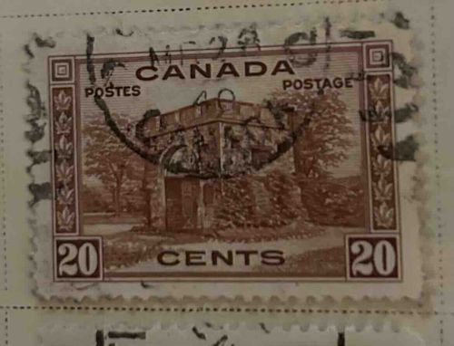 Canada 20 Cents Postage Stamp, Fort Chambly Issue