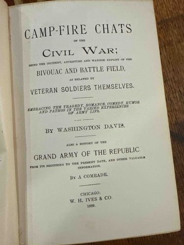 Camp-Fire Chats of the Civil War (Title Page)
