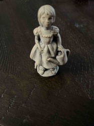 Girl with Watering Can Figurine
