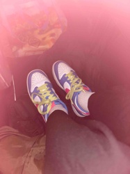 Nike Dunk Low 'Michigan State' Colorway Sneakers (Customized)