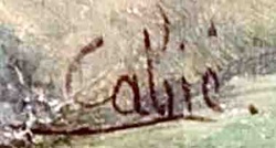 Artist's Signature 'Caline' (or 'Coline')