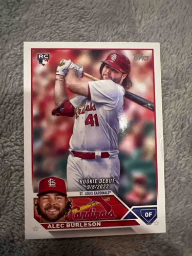 Alec Burleson Rookie Card