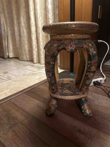 Hand-Painted Oriental Garden Stool