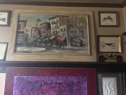 Urban Street Scene Painting by 2.F. Ferro