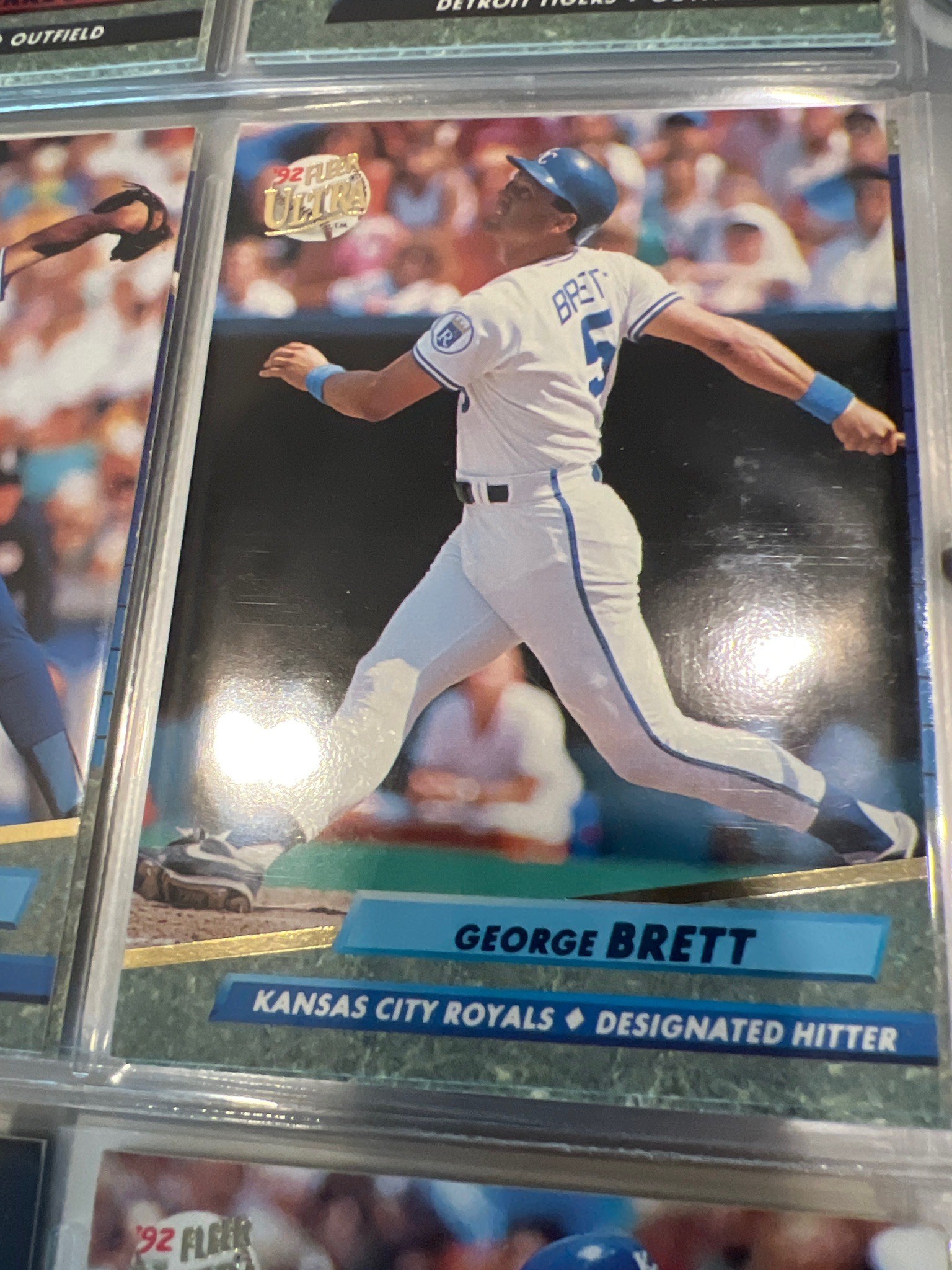 Submitted photo of 1992 Fleer Ultra George Brett Trading Card (not authenticated)