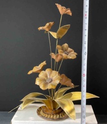 Winifred Cole Metal Floral Sculpture