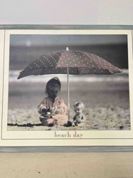 Beach Day Framed Art Print