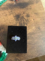 Floral Cluster Gemstone Ring