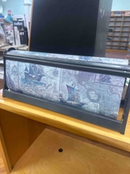 Antiqued Map Design Tissue Box Cover