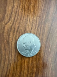 1971 Eisenhower Dollar Coin (Obverse)