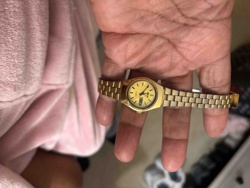 Seiko Automatic 17 Jewel Day-Date Watch (Gold-Tone)