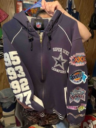 Dallas Cowboys Super Bowl Champions Full-Zip Hoodie