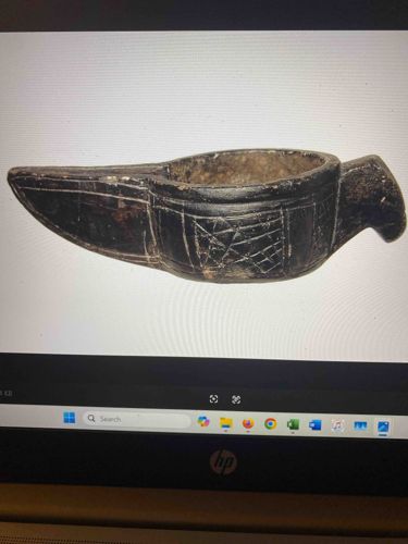 Gandharan Chlorite Oil Lamp