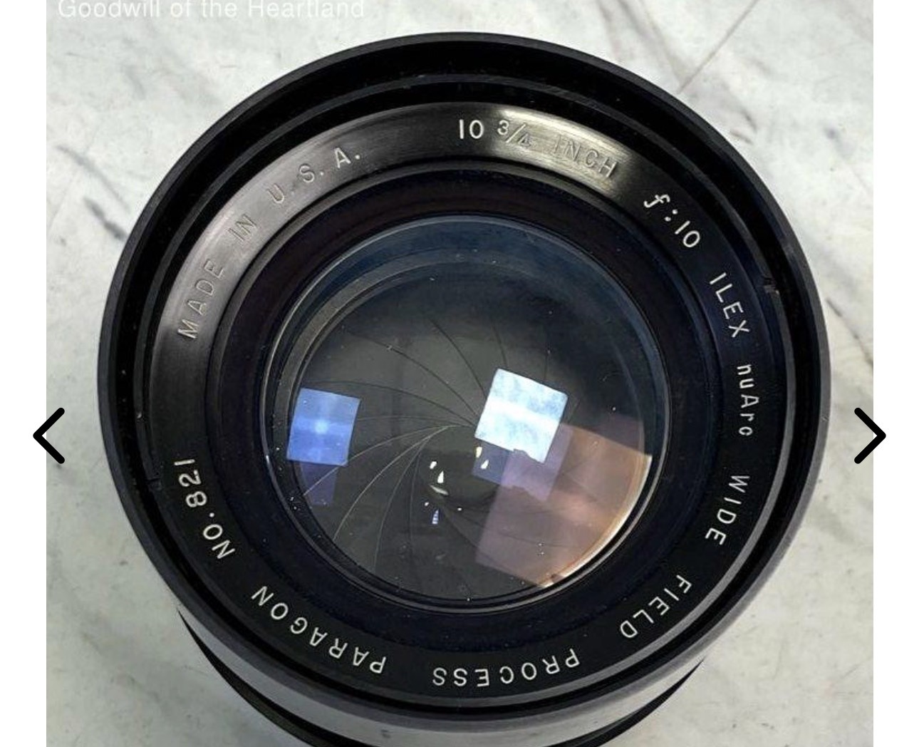 Submitted photo of Ilex NuArc Paragon Process Wide Field Lens (not authenticated)