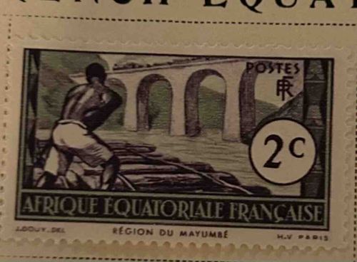 Afrique Équatoriale Française 2 Centimes Postage Stamp