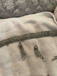 Vintage Rhinestone Necklace and Earring Set