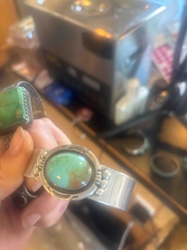 Southwestern Sterling Silver Turquoise Cuff Bracelet