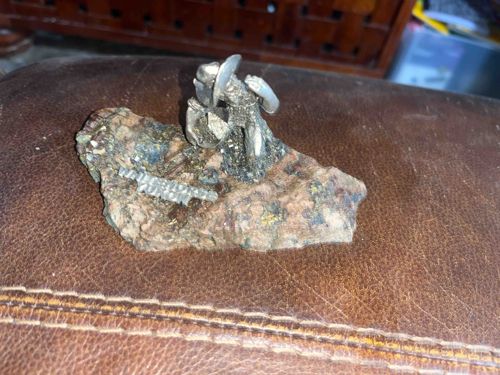 Pewter Gold Miner Figurine on Ore Base