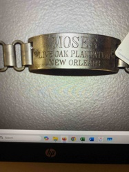 Moses Live Oak Plantation Identification Collar