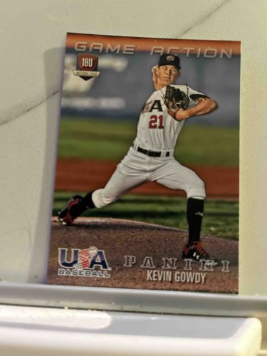 Kevin Gowdy 18U National Team Panini USA Baseball 'Game Action' Trading Card