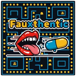Faux-Thentic Pop Art Sticker/Graphic