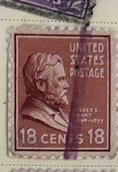 Ulysses S. Grant 18 Cent Postage Stamp