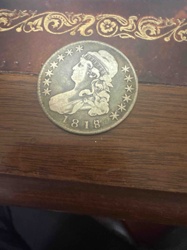 1818 Capped Bust Quarter Dollar (50c)