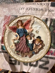 Guardian Angel Decorative Plate