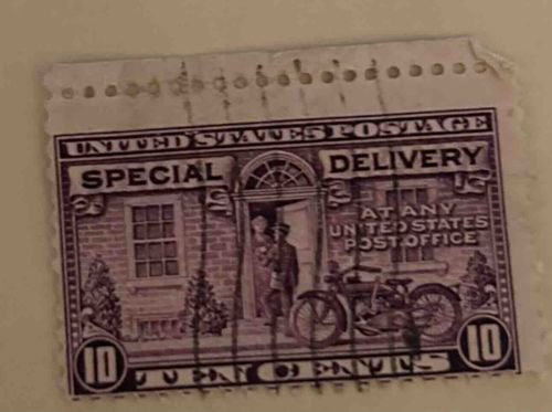 United States 10 Cents Special Delivery Stamp, Type of 1922-1925