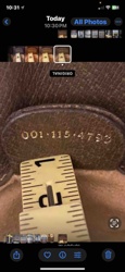 Vintage Gucci Handbag with Serial Number 001.115.4793