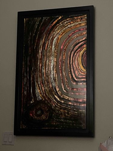 Abstract Tree Ring Wall Art