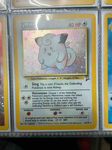 Clefairy Pokémon Card