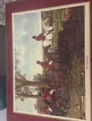 Equestrian Hunt Scene Placemat