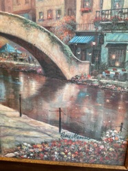 Canal Scene Painting by Ruane Manning