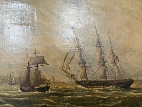 Maritime Oil Painting