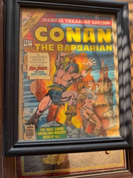Marvel Treasury Edition: Conan The Barbarian Comic Book (Framed)
