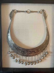 1950s Laos Silver Marriage Necklace